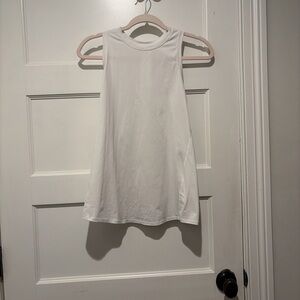 Lululemon Open Back White Tank Top